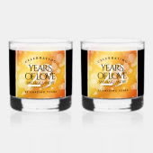 Verre À Whisky 23e anniversaire de Mariage de Topaz impérial (Verso)