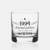 Verre À Whisky 30th Birthday Limited Edition 1994 Whiskey Glass (Recto)