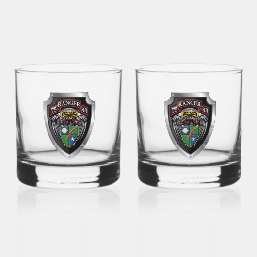 Verre À Whisky 3e Bataillon du 75e Régiment de Rangers (Recto)