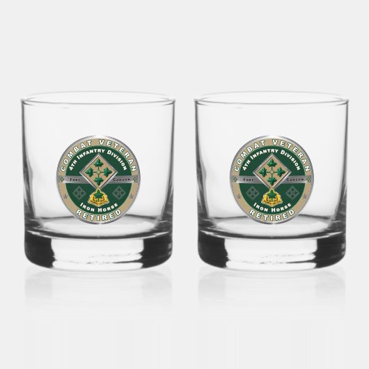 Verre À Whisky 4e division d'infanterie (Recto)