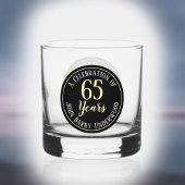 Verre À Whisky 65e anniversaire