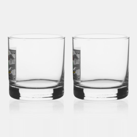 Verre À Whisky 75e régiment de Rangers (Gauche)