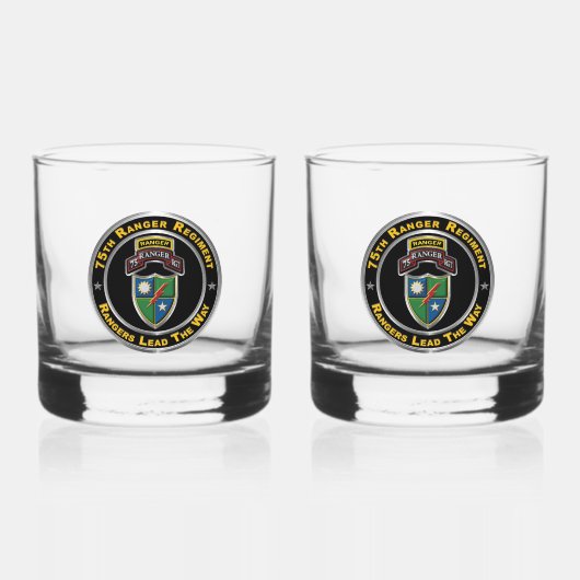 Verre À Whisky 75e régiment de Rangers (Recto)