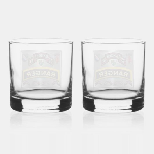 Verre À Whisky 75e régiment de Rangers (Verso)