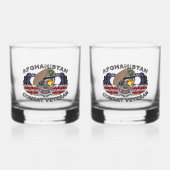 Verre À Whisky 75e Régiment de Rangers Afghanistan Vétéran (Recto)