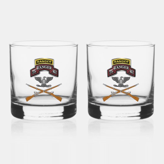 Verre À Whisky 75e Régiment de Rangers Colonel COL (Recto)