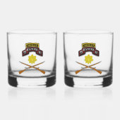Verre À Whisky 75e régiment de Rangers Major MAJ (Recto)