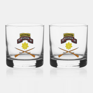 Verre À Whisky 75e régiment de Rangers Major MAJ