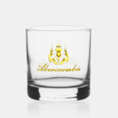 Verre À Whisky Abercrombie Gold Crowé Chardon Whiskey Glass (Verso)