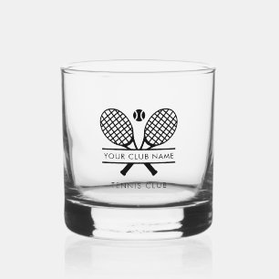 Verre À Whisky Ajouter le nom du club Tennis Team Logo