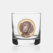 Verre À Whisky American Water Spaniel Peinture - Original Dog Art (Recto)