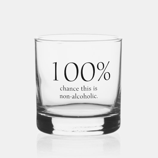 Verre À Whisky Amusant non alcoolique (Recto)