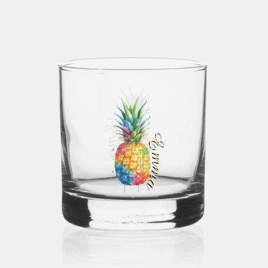 Verre À Whisky Ananas (Recto)