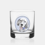 Verre À Whisky Anglais Setter Blue Belton Peinture Chien Art (Verso)