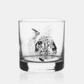 Verre À Whisky Anglais Setter, Chasse à la bécasse (Verso)