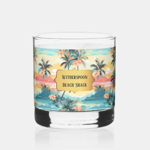 Verre À Whisky Apparence Hawaïenne Tropicale Vintage Maison de Pl