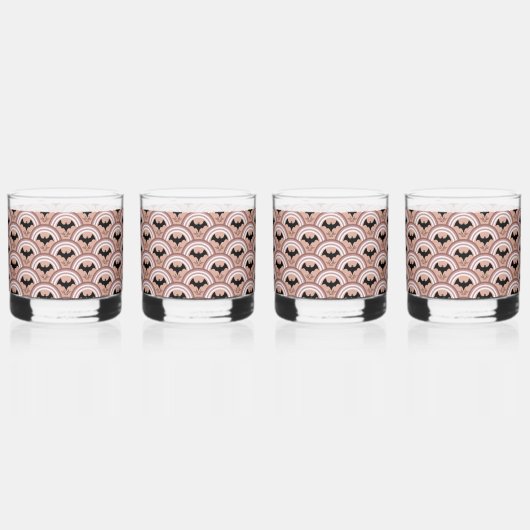 Verre À Whisky Arc arc-en-ciel d'Halloween (Recto)