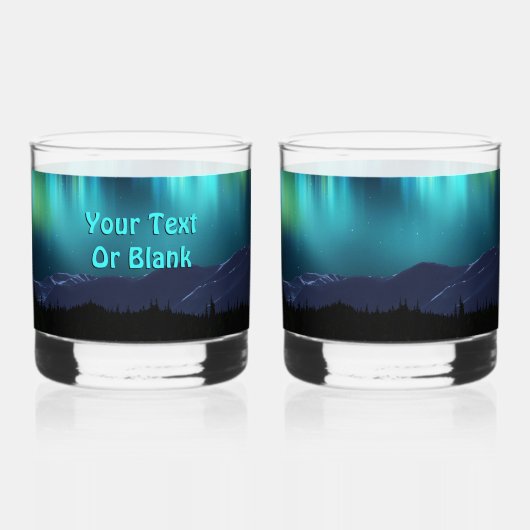 Verre À Whisky Aurora Borealis (Verso)