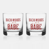 Verre À Whisky Backwoods Babe Whiskey Glass Set (Recto)