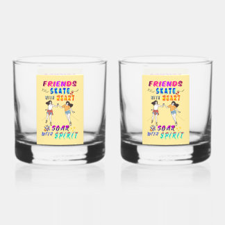 Verre À Whisky Barware pour amis Patiner avec cœur S'envole avec 