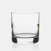 Verre À Whisky Bee caractère avec mustache lunettes de soleil Bee (Droite)
