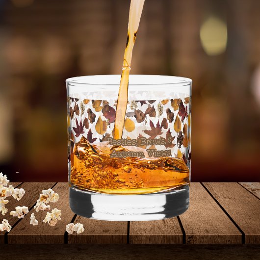 Verre À Whisky Besties Brews et vues d'automne