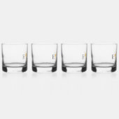 Verre À Whisky Black & Gold 2024 Texas Total Solar Eclipse (Droite)