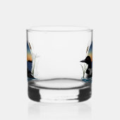 Verre À Whisky Bleu couché de soleil (Gauche)