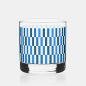 Verre à whisky Blue Line Flow Rocks  (Gauche)