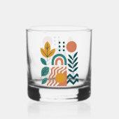 Verre À Whisky Boho moderne Abstrait Nature Wall Art (Verso)