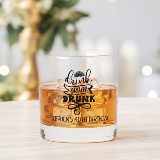 Verre À Whisky Boire Boire Boire Boire Anniversaire Bachelor Whis