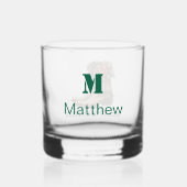 Verre À Whisky Botte de Noël personnalisée (Verso)