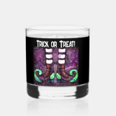 Verre À Whisky Bottes de sorcière d'Halloween Whimsical violet ve (Recto)