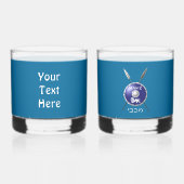 Verre À Whisky Bouclier Maccabee Et Paroles (Verso)