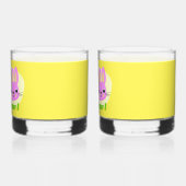 VERRE À WHISKY BUNNIES "HAPPY EASTER" (Gauche)