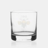 Verre À Whisky "Buzzed" avec Bee Custimizable Whiskey Glass (Verso)
