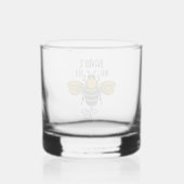 Verre À Whisky "Buzzed" avec Bee Custimizable Whiskey Glass (Verso)