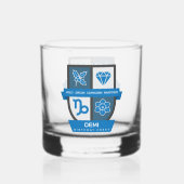 Verre À Whisky Capricorn Birthday Crest™ December 22-31 (Verso)