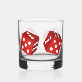 Verre À Whisky Casino Red Dice Craps Player (Verso)