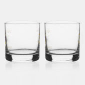 Verre À Whisky Célébration de 50 ans de mariage (Gauche)