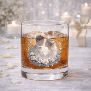 Verre À Whisky Célébration de l'anniversaire de mariage de 25 ans