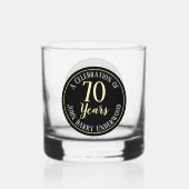 Verre À Whisky Célébration des 70 ans (Recto)