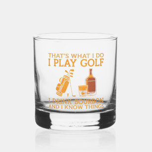Verre À Whisky C'est ce que je fais je joue au golf je bois du bo