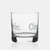 Verre À Whisky C'est La Vie nom personnalisé (Gauche)