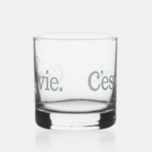 Verre À Whisky C'est La Vie nom personnalisé (Droite)