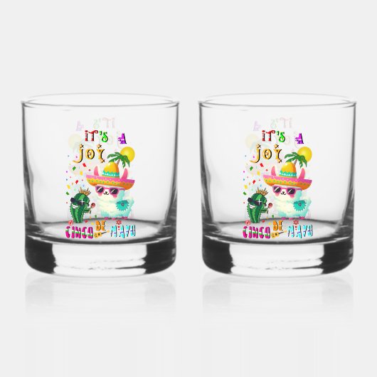 Verre À Whisky C'est une joie Cinco De Mayo (Recto)