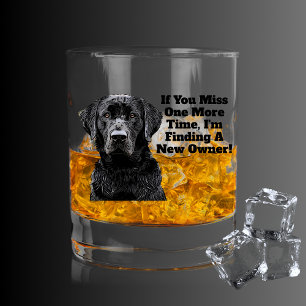 Verre À Whisky Chasse au canard Chien d'oiseaux Drôle Citation La