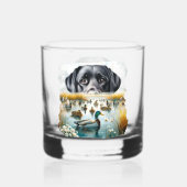 Verre À Whisky Chasse au canard Loyal Retriever Mallard Marsh (Verso)