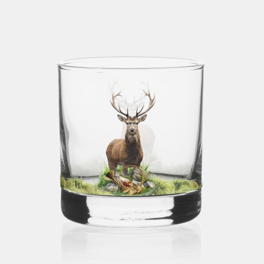 Verre À Whisky Chasse aux cerfs (Recto)