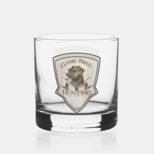 Verre À Whisky Chasse aux oiseaux de jeu (Recto)